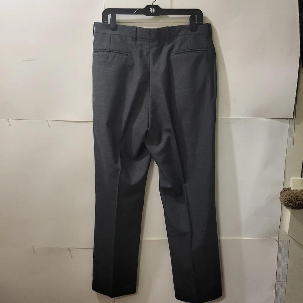 TOWNCRAFT Men's Suit, Gray Plaid, Size 40L‎